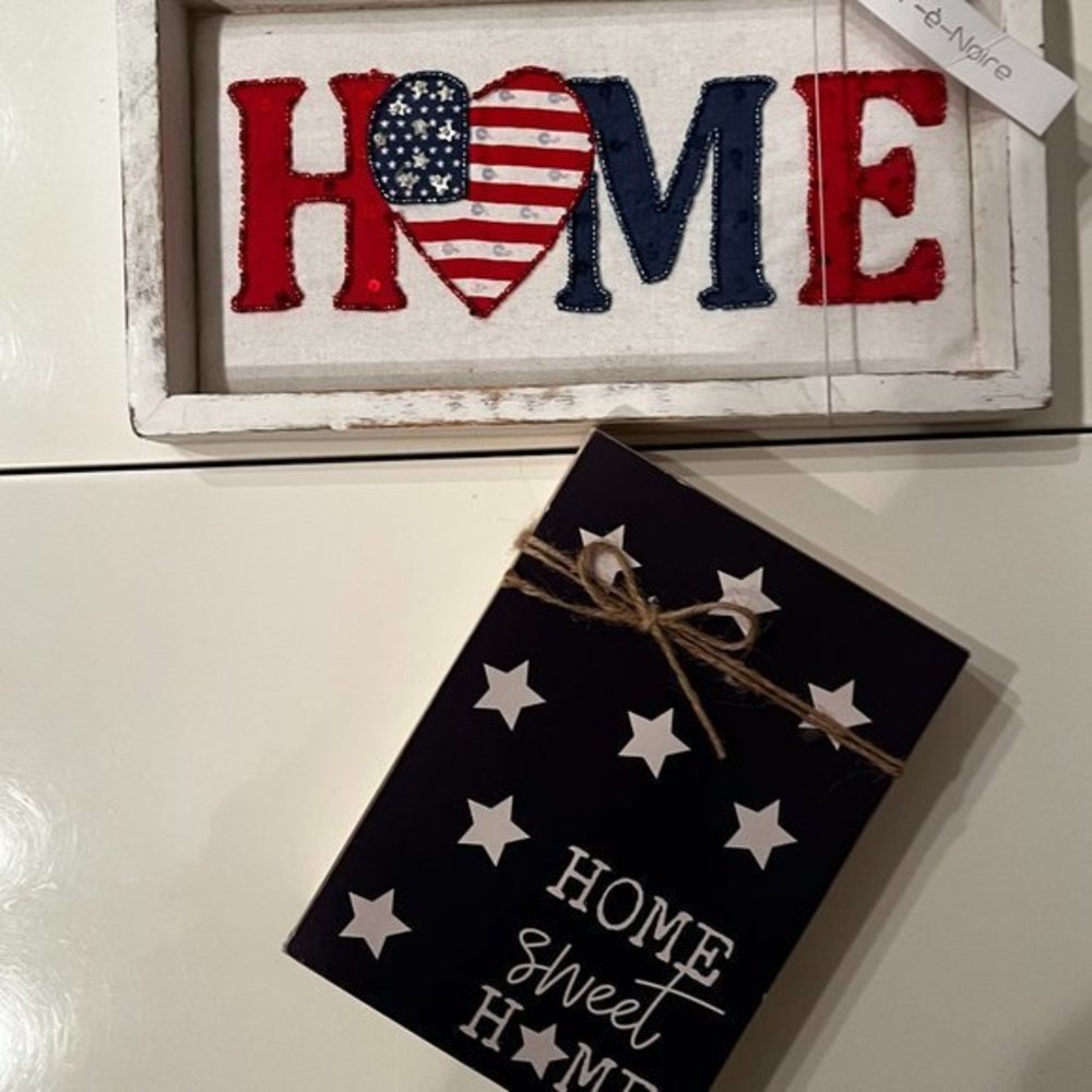 Patriotic Home‎ Decor (Set of 2) / new) - Picture 2 of 14